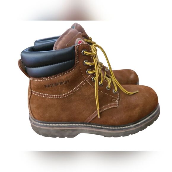 Brahma Men's Bravo Brown Suede Lace Up Work Boot Size 11EE - Picture 4 of 9